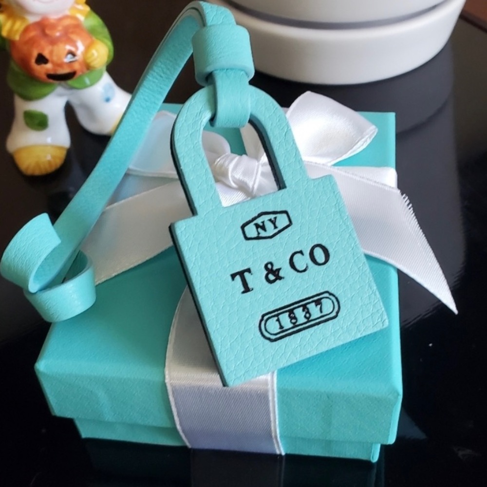 Tiffany & Co. Leather Padlock Bag Charm